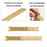 Replacement Strap for Google Pixel Watch 4 41mm / Watch 3 41mm / Watch 2 / Watch Band Stainless Steel Hollow Breathable Watchband - Gold - 2