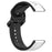 For Samsung Galaxy Watch Active2 44mm 40mm Sport Bands Dual Color 20mm Silicone Replacement Strap - White / Black - 3