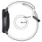 For Samsung Galaxy Watch Active2 44mm 40mm Sport Bands Dual Color 20mm Silicone Replacement Strap - White / Black - 7