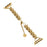 For Apple Watch Ultra 3 2 1 49mm / Series 11 10 46mm / 9 8 7 45mm / SE3 SE2 SE 6 5 4 44mm / 3 2 1 42mm Bracelet Metal Watch Strap - Gold - 1