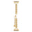 For Apple Watch Ultra 3 2 1 49mm / Series 11 10 46mm / 9 8 7 45mm / SE3 SE2 SE 6 5 4 44mm / 3 2 1 42mm Bracelet Metal Watch Strap - Gold - 2