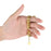 For Apple Watch Ultra 3 2 1 49mm / Series 11 10 46mm / 9 8 7 45mm / SE3 SE2 SE 6 5 4 44mm / 3 2 1 42mm Bracelet Metal Watch Strap - Gold - 7