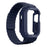 For Apple Watch Ultra 49mm Watch Band Magnetic Silicone Strap with Protective Watch Case - Midnight Blue - 3