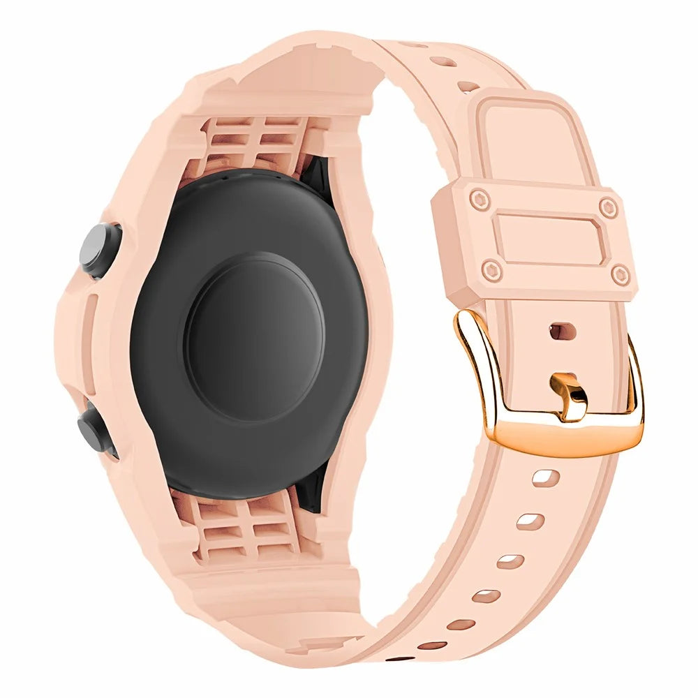 For Huawei Watch GT 2 46mm / GT 3 46mm TPU Protective Case Replacement Wristbands Band Accessories Straps - Pink - 1
