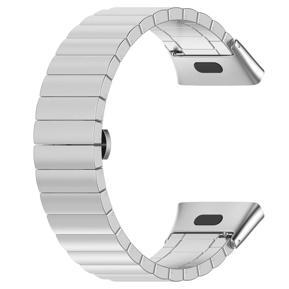 For Xiaomi Redmi Watch 3  /  Mi Watch Lite 3 Smart Watch Wrist Strap 20mm Stainless Steel Watchband - Silver - 2