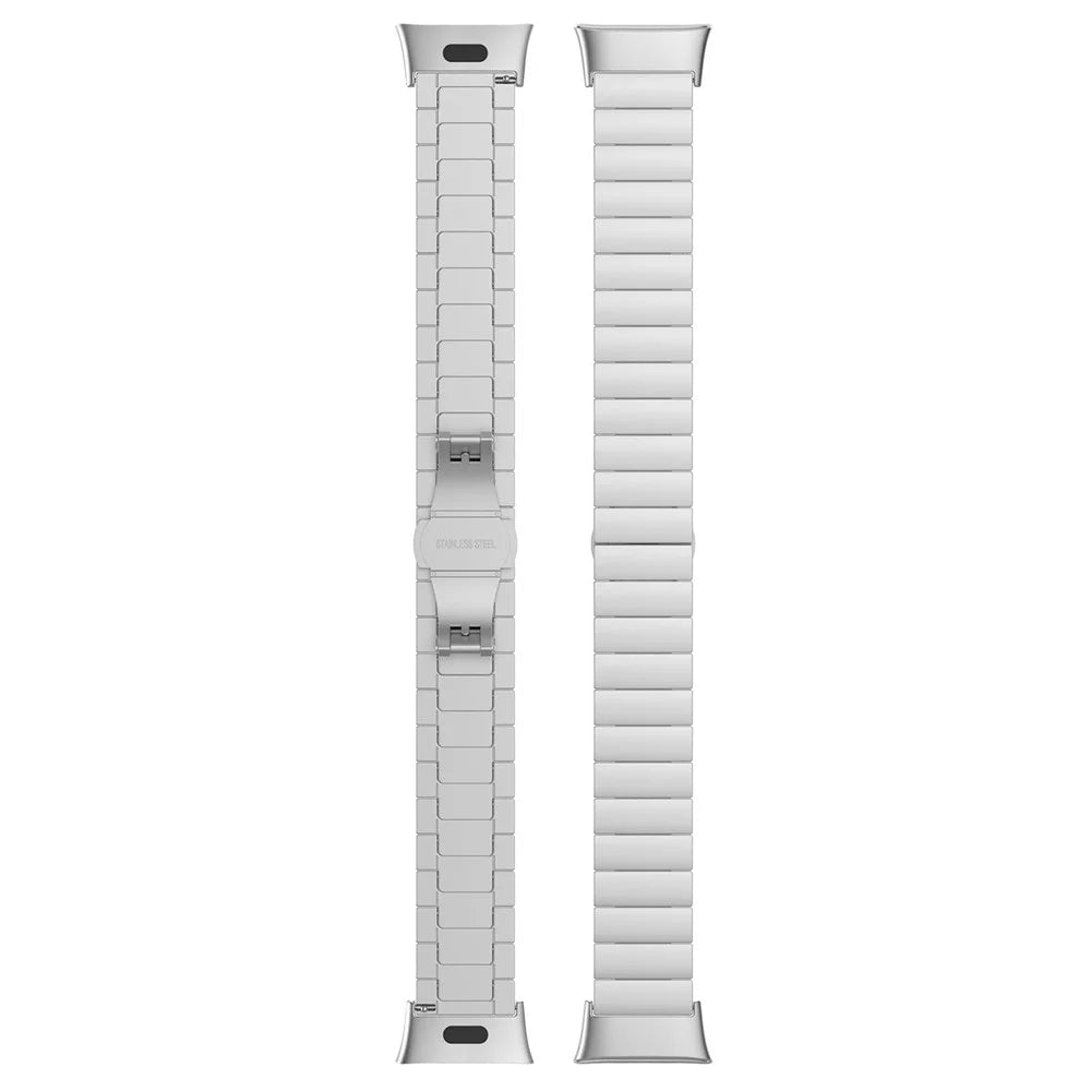 For Xiaomi Redmi Watch 3  /  Mi Watch Lite 3 Smart Watch Wrist Strap 20mm Stainless Steel Watchband - Silver - 4