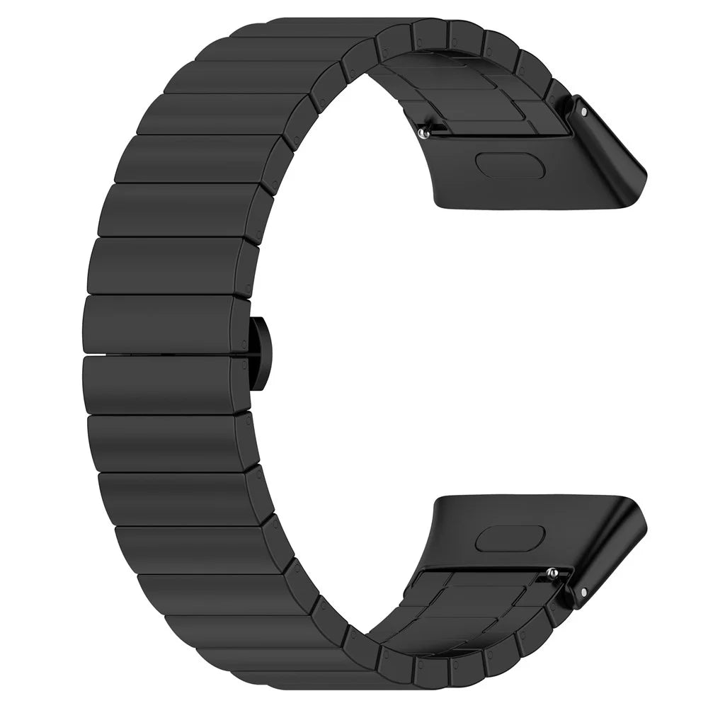 Stainless Steel Watchband for Xiaomi Redmi Watch 3  /  Mi Watch Lite 3 Smart Watch 20mm Wrist Strap - Black - 2