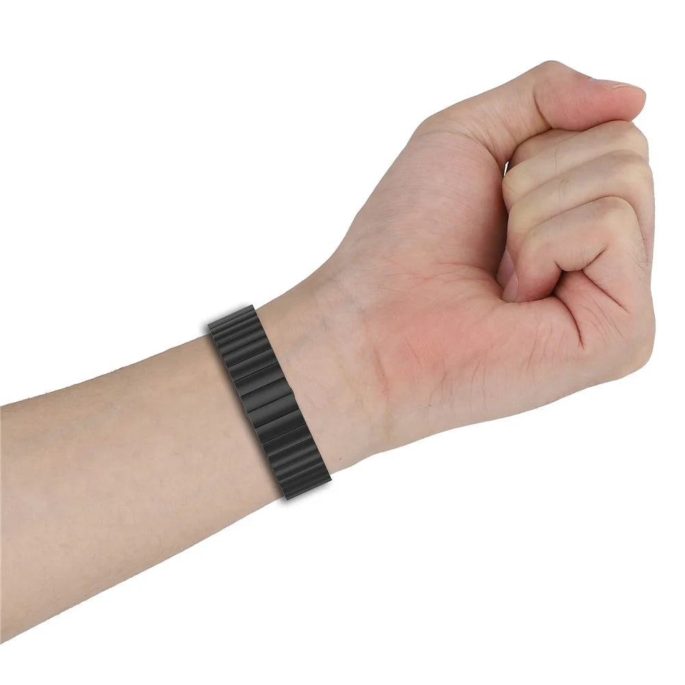 Stainless Steel Watchband for Xiaomi Redmi Watch 3  /  Mi Watch Lite 3 Smart Watch 20mm Wrist Strap - Black - 6