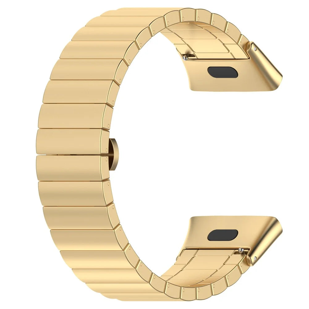 Watch Strap for Xiaomi Redmi Watch 3  /  Mi Watch Lite 3 Watchband 20mm Stainless Steel Wristband - Gold - 2
