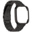 For Xiaomi Redmi Watch 3  /  Mi Watch Lite 3 Wrist Strap, 20mm Stainless Steel Watchband with Watch Case - Black - 2