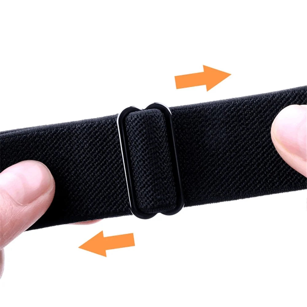 For Xiaomi Redmi Watch 3 Watch Strap Elastic Nylon Adjustable Smart Watch Band - Brown - 5