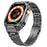 5 Beads Metal Watch Strap for Apple Watch Ultra 49mm Integral Watch Band Replacement with Case - Tarnish - 1