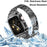 5 Beads Metal Watch Strap for Apple Watch Ultra 49mm Integral Watch Band Replacement with Case - Tarnish - 5