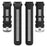 Silicone Watch Band for Garmin MARQ / Approach S62 / S60 , Honeycomb Texture Replacement Watch Strap - Black - 4