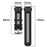 Silicone Watch Band for Garmin MARQ / Approach S62 / S60 , Honeycomb Texture Replacement Watch Strap - Black - 7