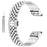 For Garmin Forerunner 570 47mm / Fenix 7 / 6 / 5 Stainless Steel Watch Strap Replacement Watchband with Tool - Silver - 1