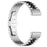 For Garmin Fenix 7X / 6X / 5X Stylish 5 Beads Stainless Steel Watch Strap Replacement Watchband with Tool - Silver / Black - 4