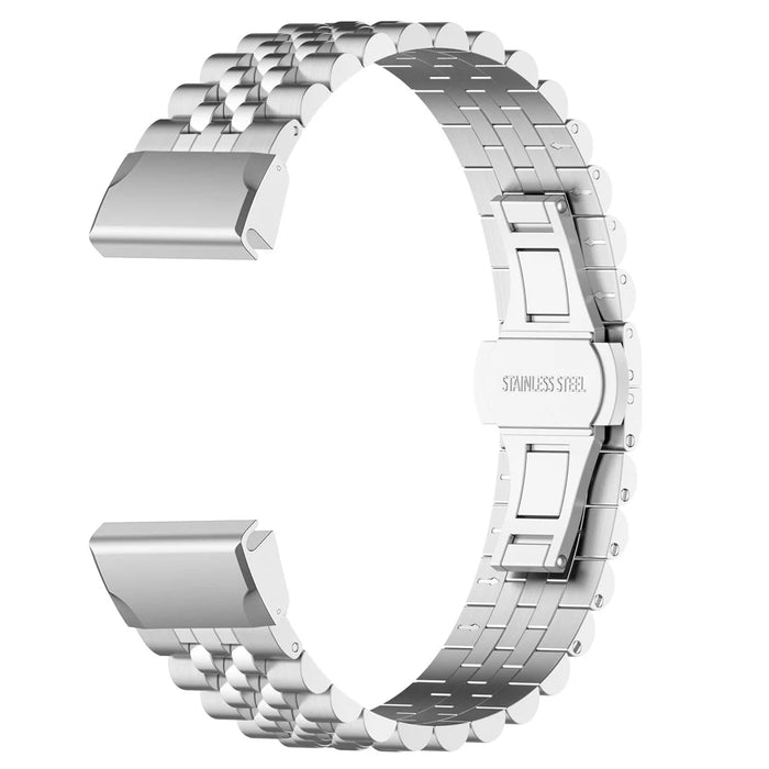 Stainless Steel Watchband for Garmin Fenix 7X / 6X / 5X Replacement Watch Strap with Tool - Silver - 3
