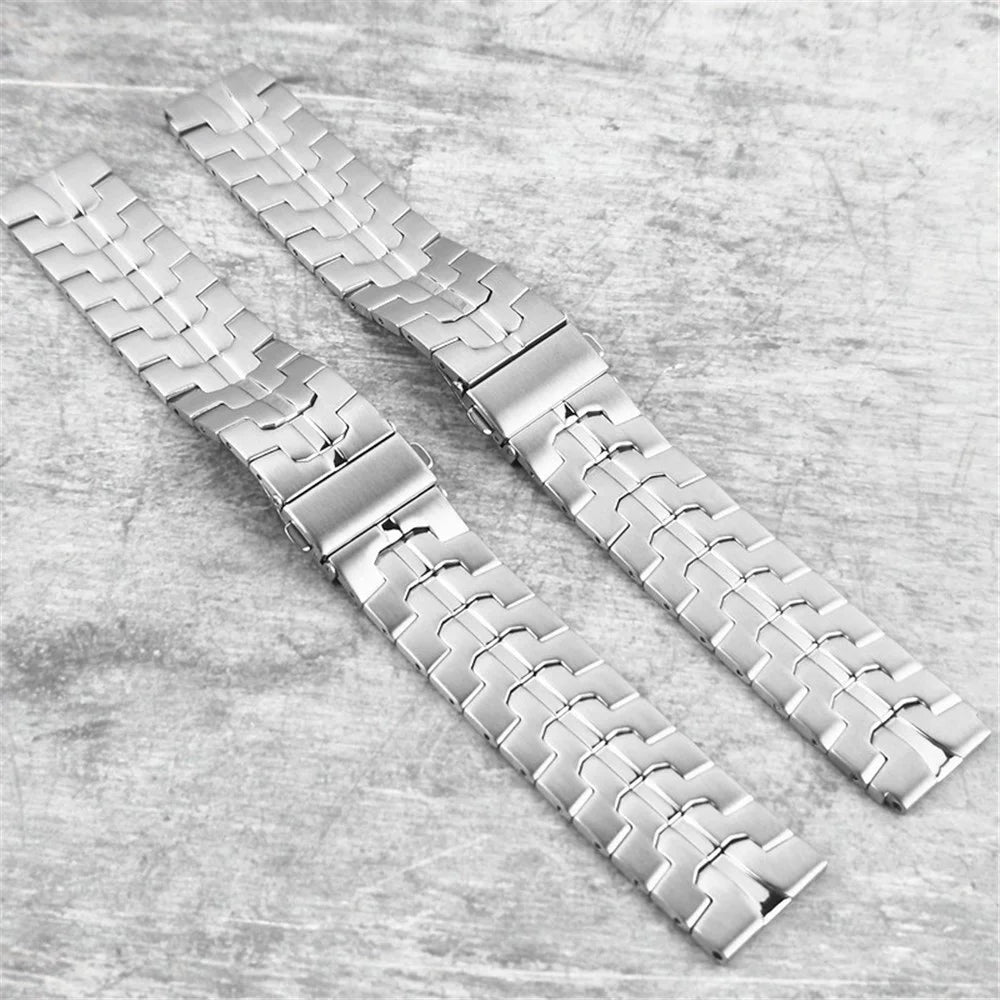 20mm Watch Strap for Garmin Venu 2 Plus / Venu Sq / Venu Sq 2 Stainless Steel Replacement Watchband - Silver - 3