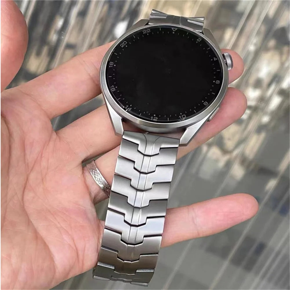 20mm Watch Strap for Garmin Venu 2 Plus / Venu Sq / Venu Sq 2 Stainless Steel Replacement Watchband - Silver - 5