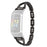 For Fitbit Charge 6 / 5 Rhinestones Decor Cross Design Metal Watch Strap Replacement Wrist Band - Black - 1