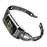 For Fitbit Charge 6 / 5 Rhinestones Decor Cross Design Metal Watch Strap Replacement Wrist Band - Black - 3