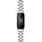 For Fitbit Inspire 3 Stainless Steel Wrist Strap 3 Beads Replacement Smart Watch Band - Silver - 3
