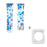 For Apple Watch Series 1 / 2 / 3 42mm Pattern Printing Silicone Strap with White TPU Case - Style G - 2