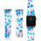 For Apple Watch Series 1 / 2 / 3 42mm Pattern Printing Silicone Strap with White TPU Case - Style G - 4