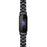 For Fitbit Inspire 3 Stainless Steel Watch Strap 3 Beads Design Replacement Watch Band - Black - 3