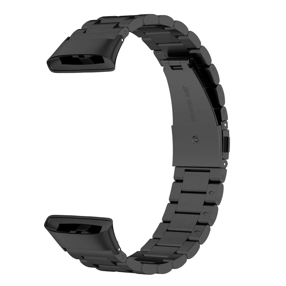 For Xiaomi Redmi Watch 3 / Mi Watch Lite 3 Watch Band 3 Beads Stainless Steel Metal Strap with Case+Tool - Black - 5