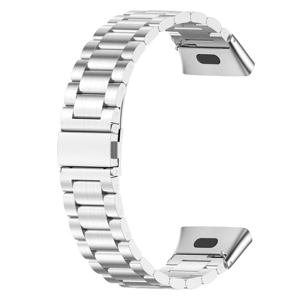 For Xiaomi Redmi Watch 3 / Mi Watch Lite 3 Metal Band 3 Beads Stainless Steel Watch Strap with Case and Tool - Silver - 2