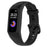 For Keep B2 Solid Color Soft Silicone Watch Strap Replacement Wrist Band - Black - 1