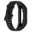 For Keep B2 Solid Color Soft Silicone Watch Strap Replacement Wrist Band - Black - 4