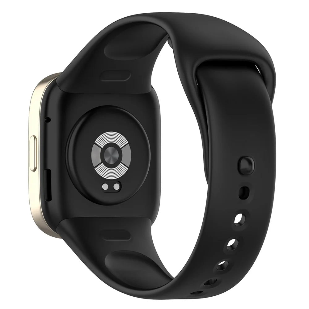 For Xiaomi Redmi Watch 3 / Mi Watch Lite 3 Silicone Watch Strap Replacement Watch Band - Black - 1