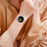 For Google Pixel Watch 4 41mm / Watch 3 41mm / Watch 2 / Watch Replacement Strap Rhinestone Decor D-Shape Connector Split Leather Wrist Band with Silver Buckle - Orange - 6