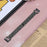 For Fitbit Versa 4 / Sense 2 Stainless Steel Watch Band 5-Bead Rhinestone Decor Straps - Black - 5