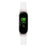 For Xiaomi Smart Band 8 Watch Bands Genuine Cowhide Leather Straps with Silver Watch Case - White - 3