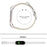 For Xiaomi Smart Band 8 Watch Bands Genuine Cowhide Leather Straps with Silver Watch Case - White - 6