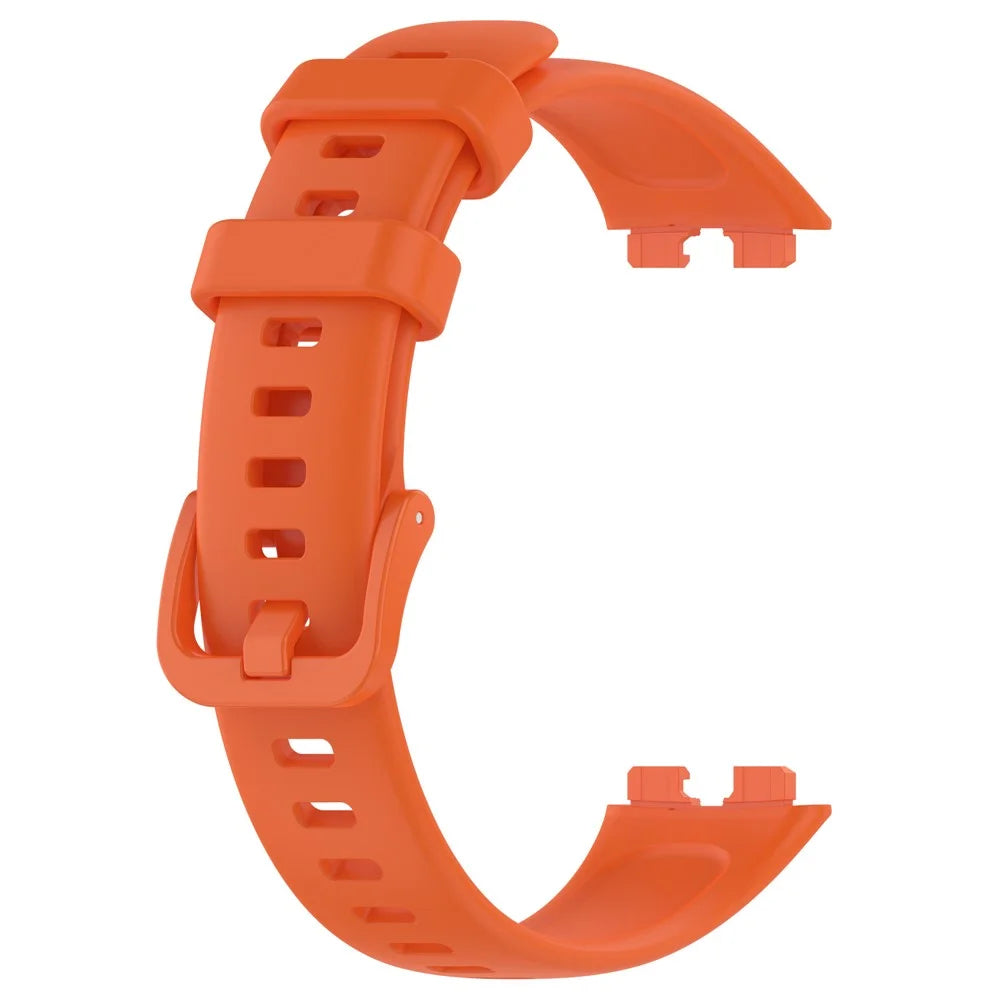 For Huawei Band 8 / Band 8 NFC / Band 9 / Band 9 NFC Silicone Watch Bands Waterproof Sport Watchband Strap - Orange - 3