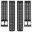 Sport Strap for Suunto Vertical / 9 Peak Pro / 9 Peak / 5 Peak , 22mm Silicone Watch Bands - Black - 5