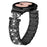 For Samsung Galaxy Watch 6 40mm / 44mm Easy Installation Stainless Steel Watch Strap 3-Bead Rhinestone Watch Band - Black - 2