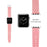 For Apple Watch Ultra 49mm Sport Band Genuine Cow Leather Watch Strap with Transparent PC Watch Case - Pink - 3