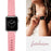 For Apple Watch Ultra 49mm Watch Band Genuine Cow Leather Strap with Starlight PC Watch Case - Pink - 4