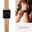 For Apple Watch Ultra 49mm Genuine Cow Leather Wristband with Silver PC Watch Case - Coffee - 4