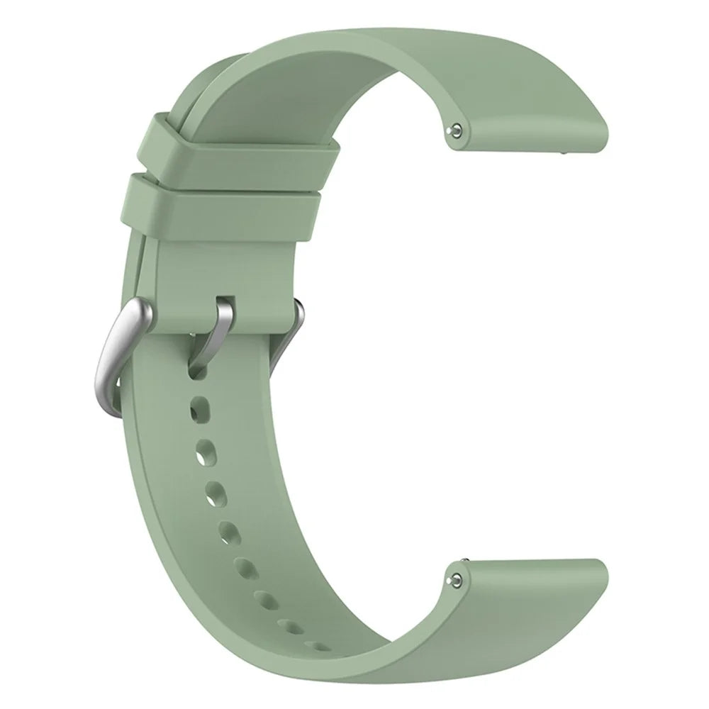 For Huawei Watch GT 4 46mm / Watch 4 Pro / Watch 4 / Watch 3 Pro / Watch GT 3 SE / Xiaomi Watch 2 Pro Silicone Watch Band 22mm - Light Green - 3