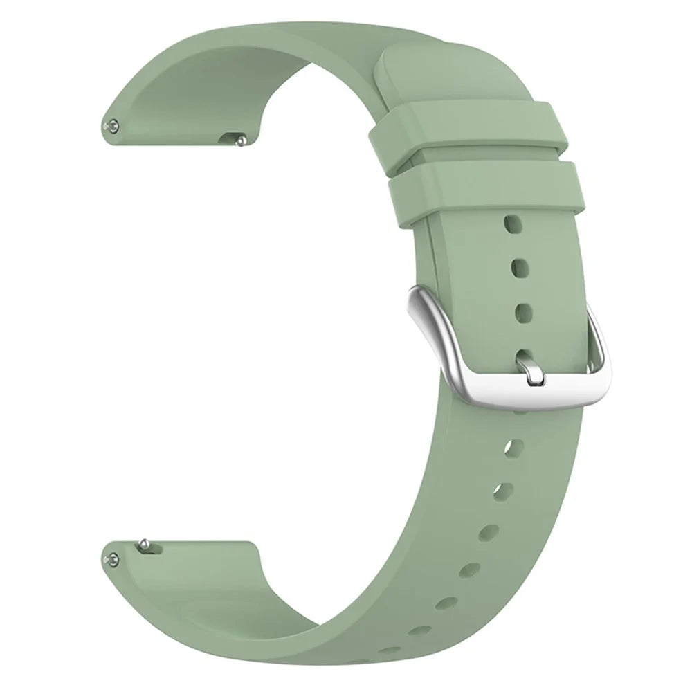 For Huawei Watch GT 4 46mm / Watch 4 Pro / Watch 4 / Watch 3 Pro / Watch GT 3 SE / Xiaomi Watch 2 Pro Silicone Watch Band 22mm - Light Green - 5