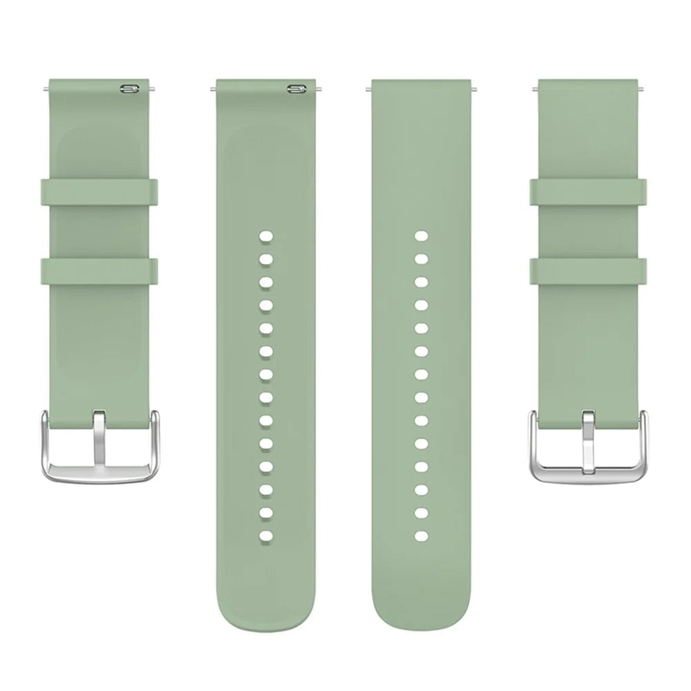 For Huawei Watch GT 4 46mm / Watch 4 Pro / Watch 4 / Watch 3 Pro / Watch GT 3 SE / Xiaomi Watch 2 Pro Silicone Watch Band 22mm - Light Green - 6