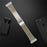 For Fitbit Versa 4 / Sense 2 Stylish 5 Beads Stainless Steel Watch Band Replacement Wrist Strap - Silver / Gold - 3