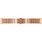 For Fitbit Versa 4 / Sense 2 Stainless Steel Watch Band Butterfly Buckle Replacement Strap - Rose Gold - 3